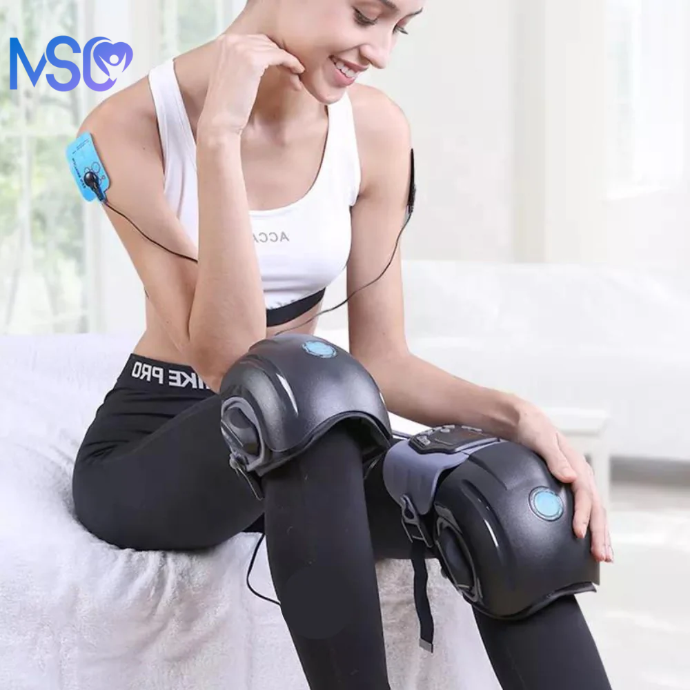 Knee Massage Machine | 3-Mode Vibration & Pain Relief - MedSupportCare