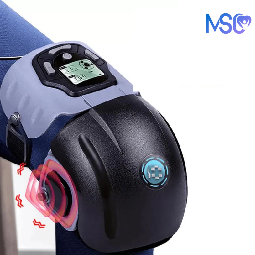 Infrared Knee Massager for Knee Pain Relief | Hot Compress & Vibration - MedSupportCare