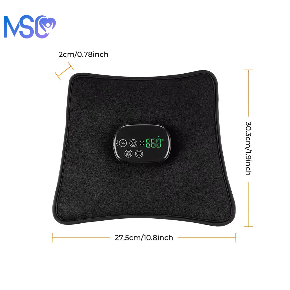 Infrared Red Light Therapy Heating & Vibration Pad for Body Pain Relief | MedSupportCare