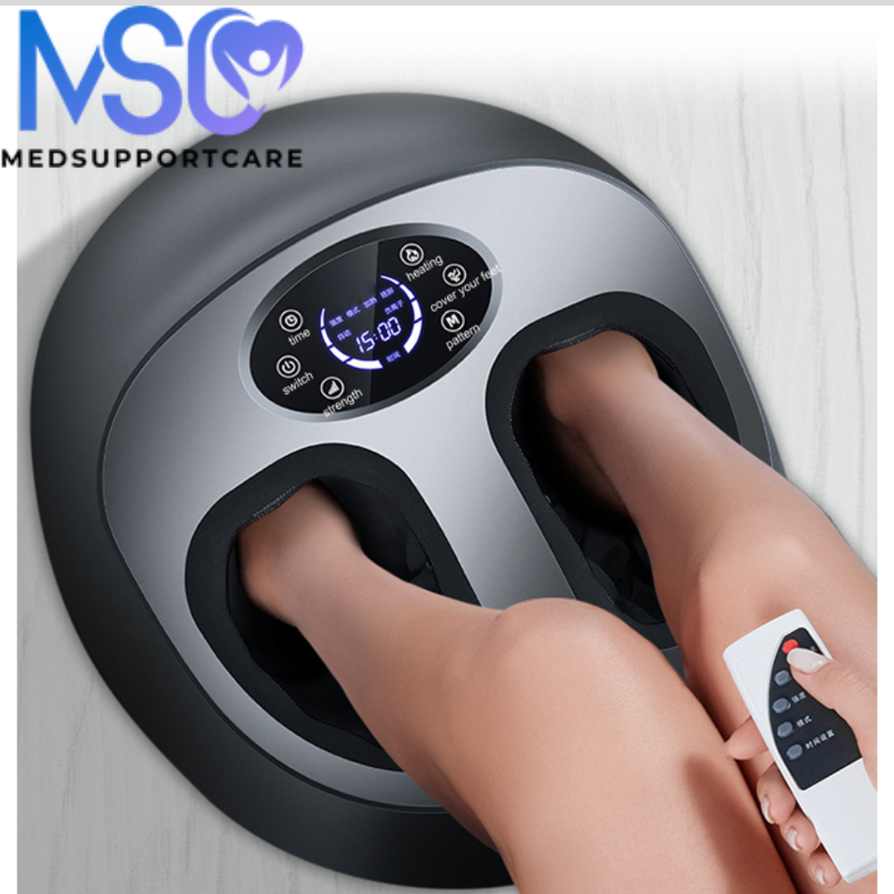 Heat Shiatsu Foot Massage Machine | Soothing Heat & Vibration - MedSupportCare